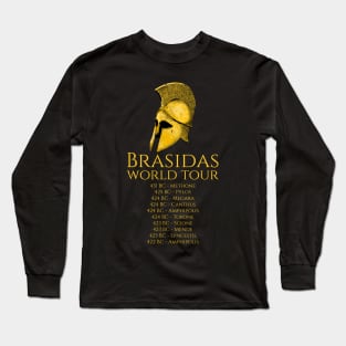 Peloponnesian War - Ancient Greek History - Brasidas World Tour Long Sleeve T-Shirt